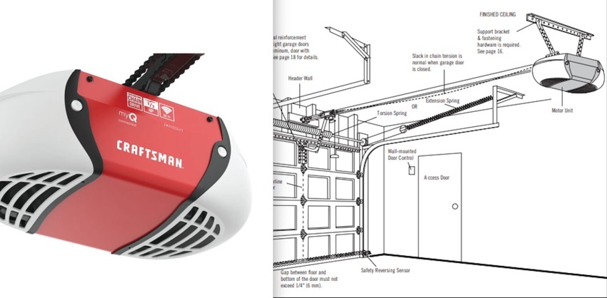 Garage Door Opener Craft Photo