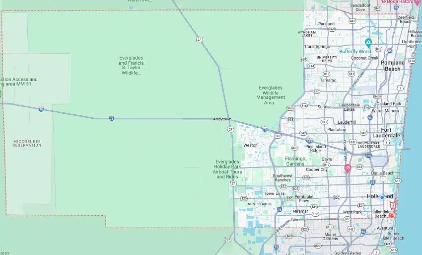 Broward County FL Maps