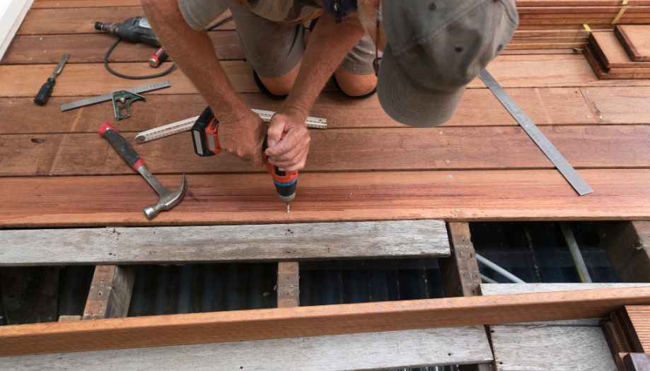 Regular maintenance of your deck includes inspection,