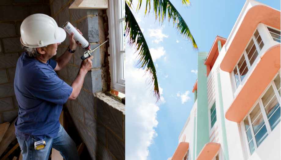 Window repair in Broward County Photo