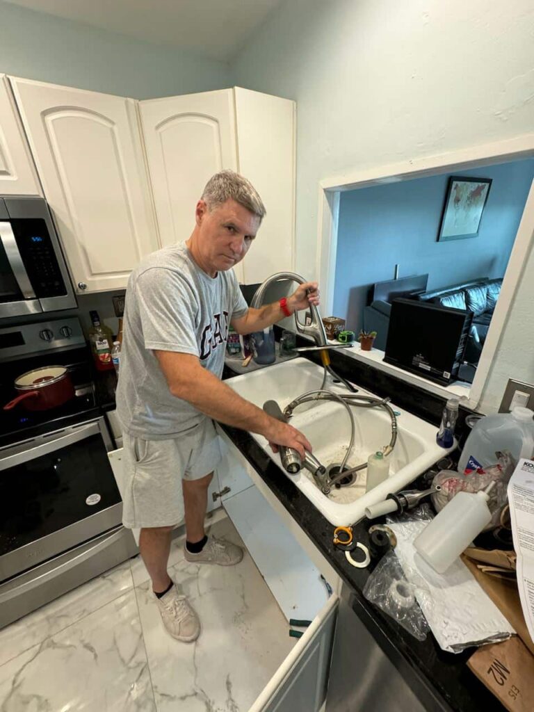 sink and faucet installation Handyman