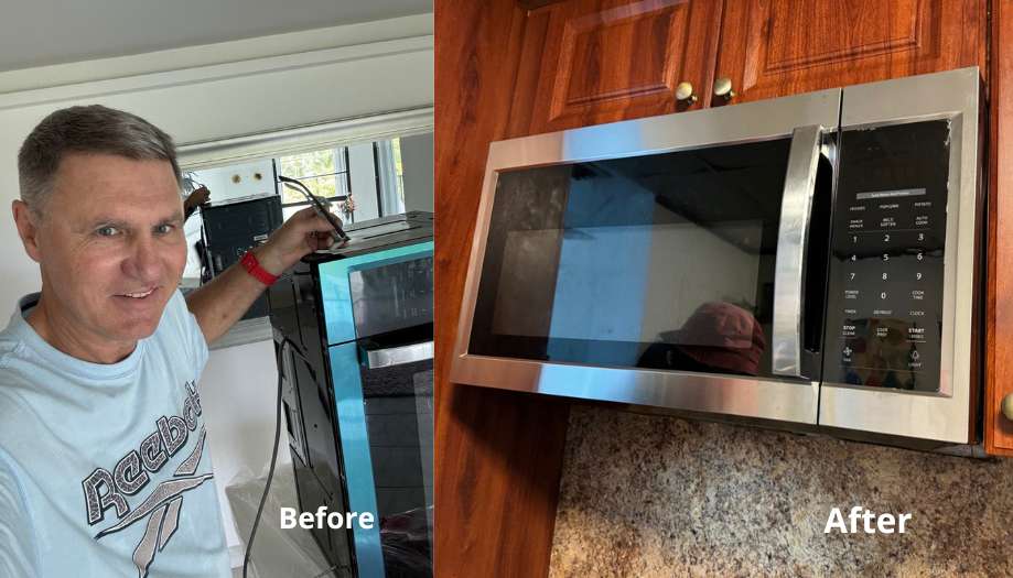 Microwave installation services near me