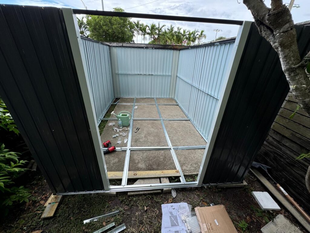 Shed installation services in Hollywood FL