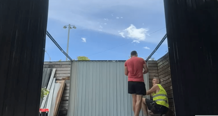 andyman near me - shed storage installation process