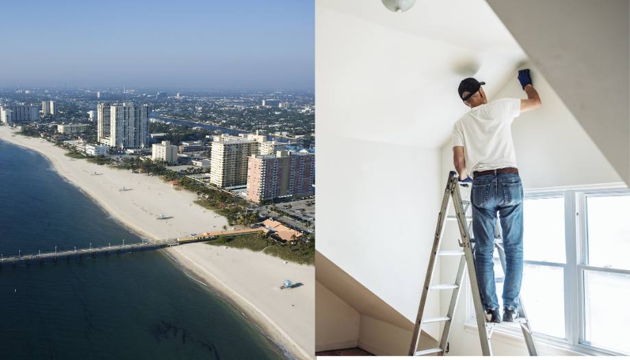 Interior painting in Pompano Beach